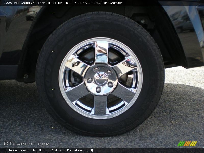 Black / Dark Slate Gray/Light Graystone 2008 Jeep Grand Cherokee Laredo 4x4