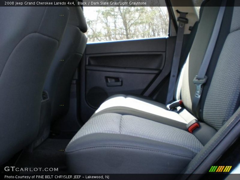 Black / Dark Slate Gray/Light Graystone 2008 Jeep Grand Cherokee Laredo 4x4