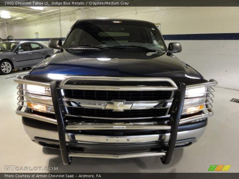 Indigo Blue Metallic / Graphite/Medium Gray 2002 Chevrolet Tahoe LS