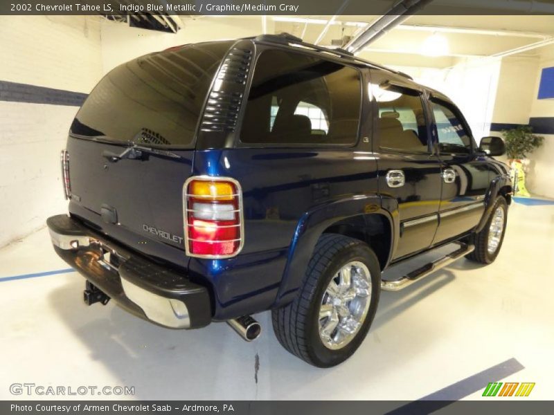 Indigo Blue Metallic / Graphite/Medium Gray 2002 Chevrolet Tahoe LS
