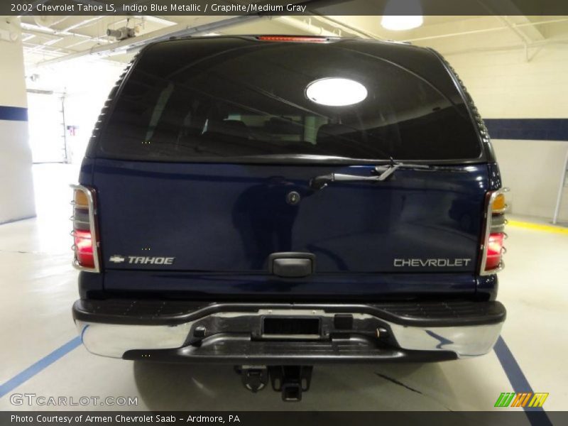 Indigo Blue Metallic / Graphite/Medium Gray 2002 Chevrolet Tahoe LS
