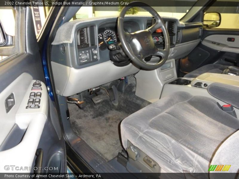  2002 Tahoe LS Graphite/Medium Gray Interior