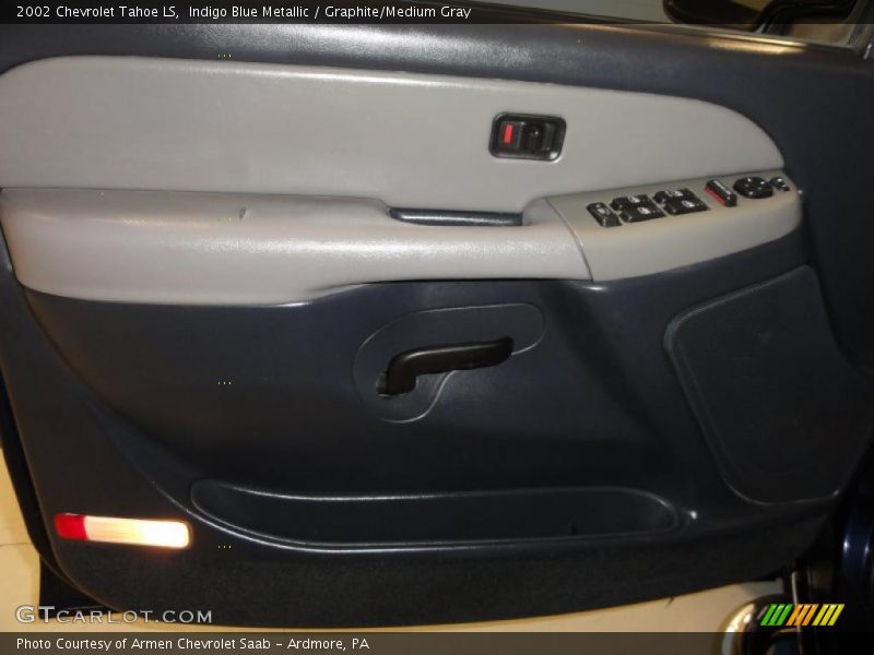 Indigo Blue Metallic / Graphite/Medium Gray 2002 Chevrolet Tahoe LS