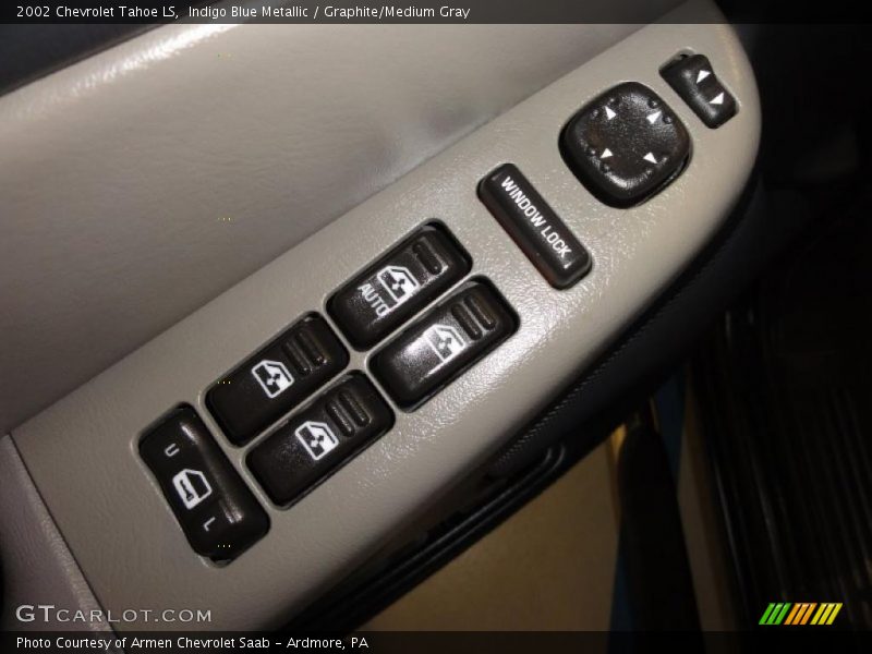 Indigo Blue Metallic / Graphite/Medium Gray 2002 Chevrolet Tahoe LS