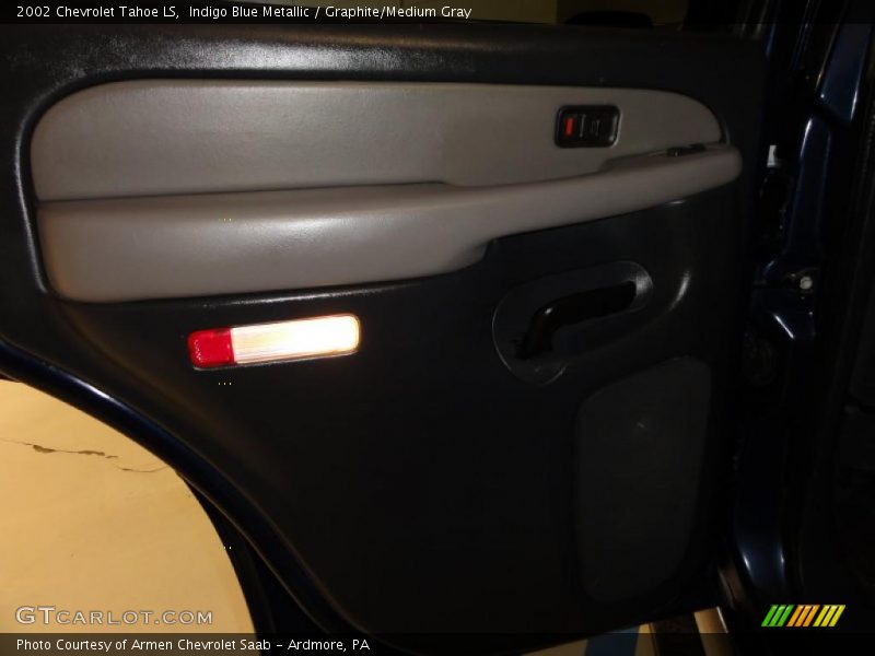 Indigo Blue Metallic / Graphite/Medium Gray 2002 Chevrolet Tahoe LS