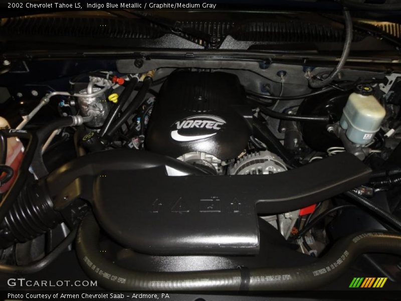 Indigo Blue Metallic / Graphite/Medium Gray 2002 Chevrolet Tahoe LS