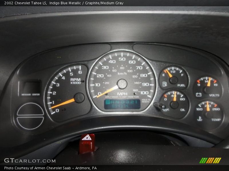  2002 Tahoe LS LS Gauges