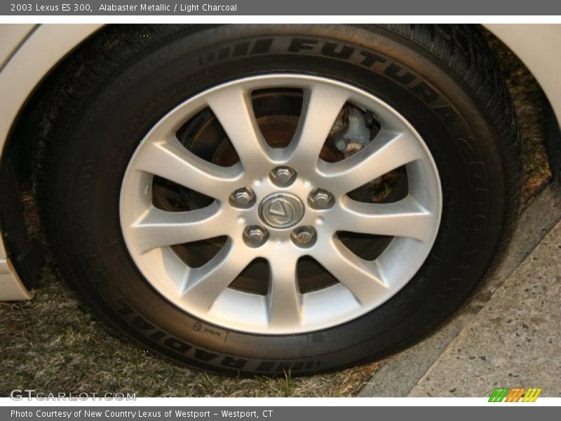 Alabaster Metallic / Light Charcoal 2003 Lexus ES 300