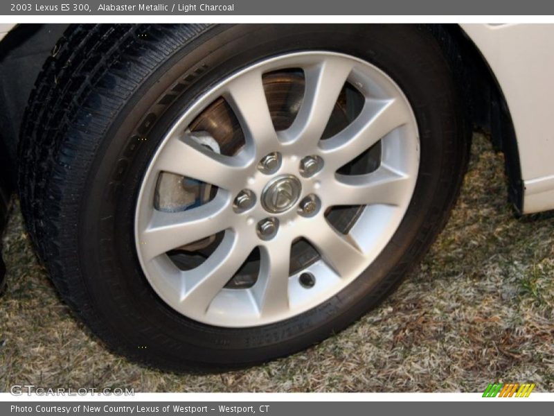 Alabaster Metallic / Light Charcoal 2003 Lexus ES 300