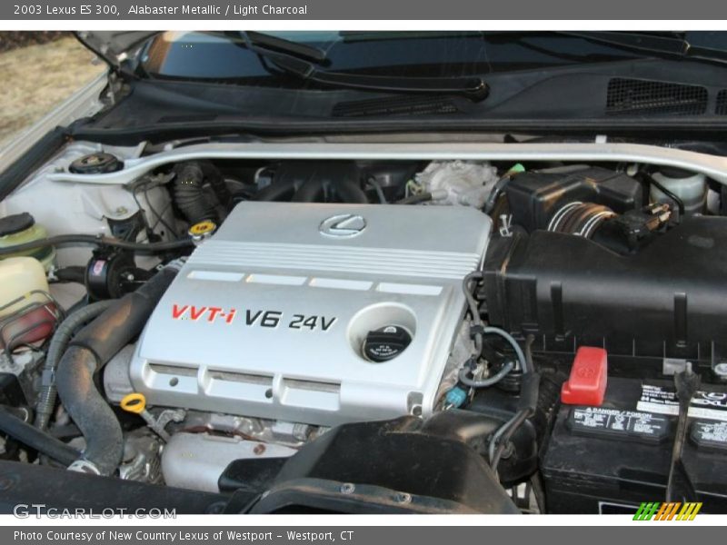Alabaster Metallic / Light Charcoal 2003 Lexus ES 300