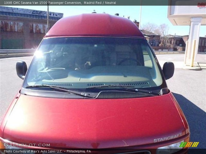 Madrid Red / Neutral 1998 GMC Savana Van 1500 Passenger Conversion