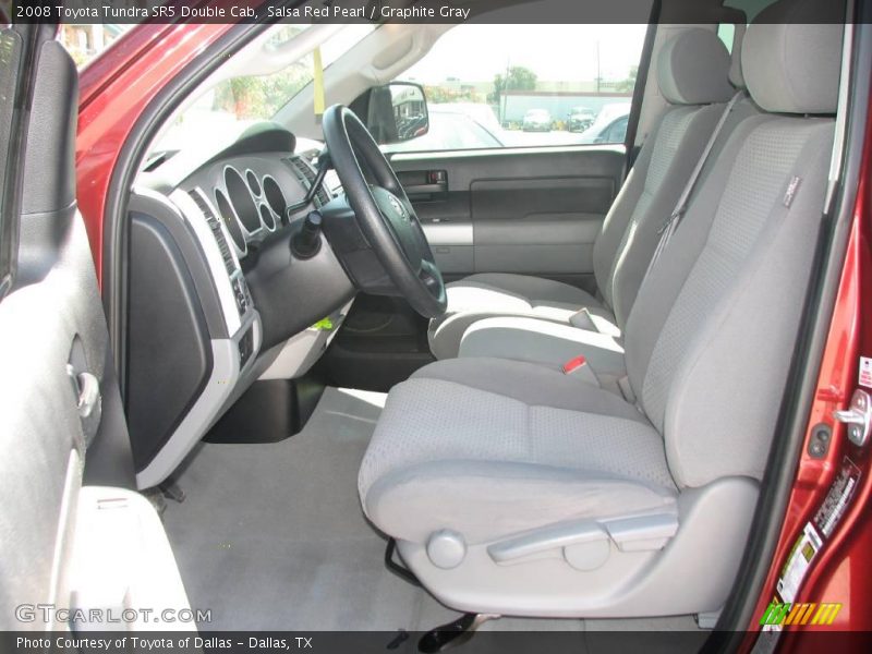 Salsa Red Pearl / Graphite Gray 2008 Toyota Tundra SR5 Double Cab