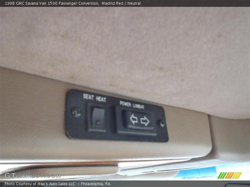 Madrid Red / Neutral 1998 GMC Savana Van 1500 Passenger Conversion