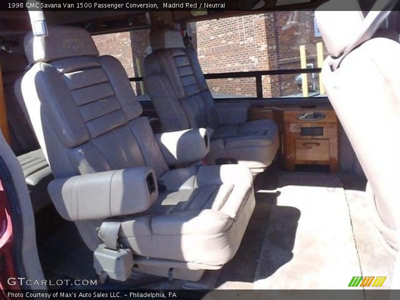 Madrid Red / Neutral 1998 GMC Savana Van 1500 Passenger Conversion