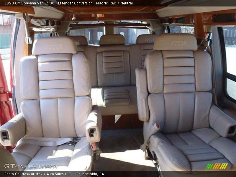  1998 Savana Van 1500 Passenger Conversion Neutral Interior