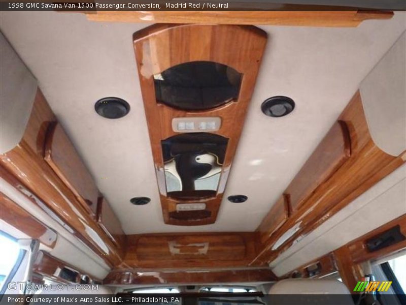 Madrid Red / Neutral 1998 GMC Savana Van 1500 Passenger Conversion
