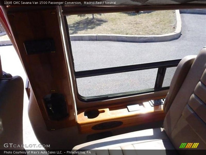 Madrid Red / Neutral 1998 GMC Savana Van 1500 Passenger Conversion