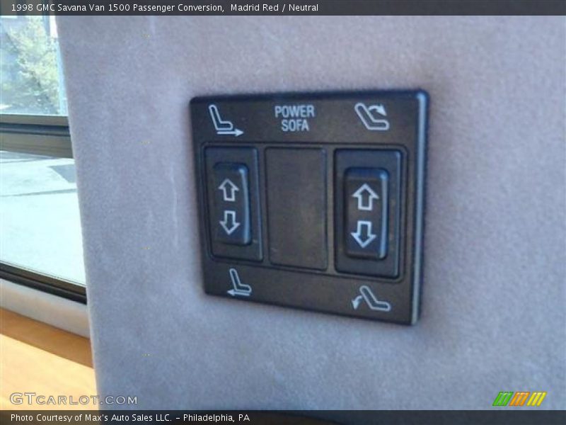 Madrid Red / Neutral 1998 GMC Savana Van 1500 Passenger Conversion