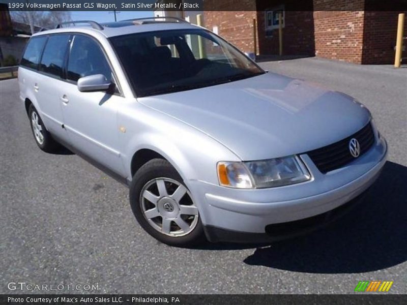 Satin Silver Metallic / Black 1999 Volkswagen Passat GLS Wagon