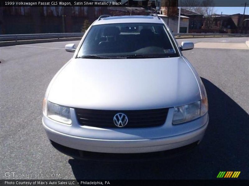 Satin Silver Metallic / Black 1999 Volkswagen Passat GLS Wagon