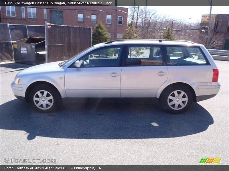 Satin Silver Metallic / Black 1999 Volkswagen Passat GLS Wagon
