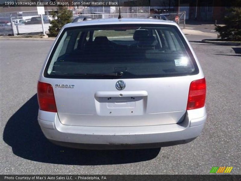 Satin Silver Metallic / Black 1999 Volkswagen Passat GLS Wagon