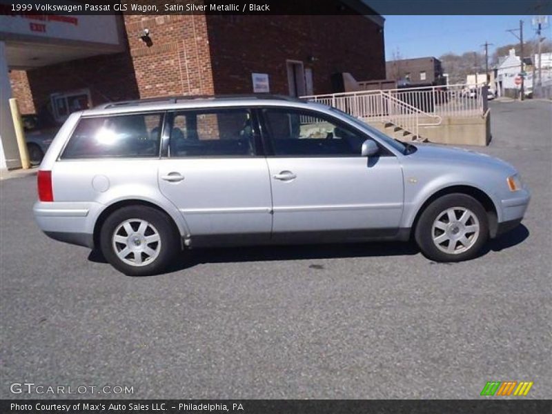 Satin Silver Metallic / Black 1999 Volkswagen Passat GLS Wagon