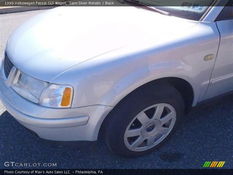 Satin Silver Metallic / Black 1999 Volkswagen Passat GLS Wagon