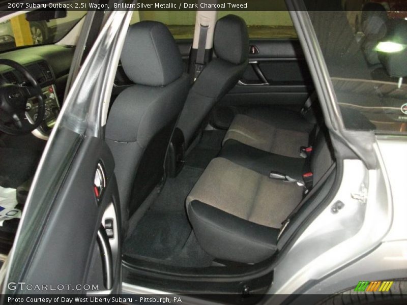Brilliant Silver Metallic / Dark Charcoal Tweed 2007 Subaru Outback 2.5i Wagon