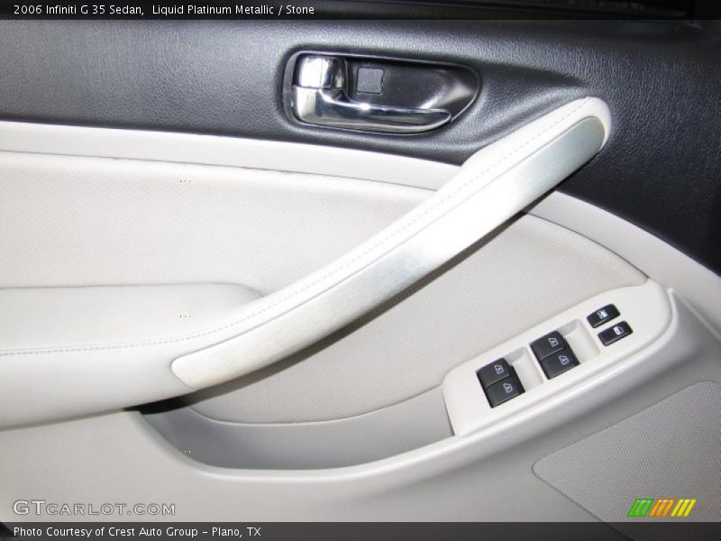 Liquid Platinum Metallic / Stone 2006 Infiniti G 35 Sedan