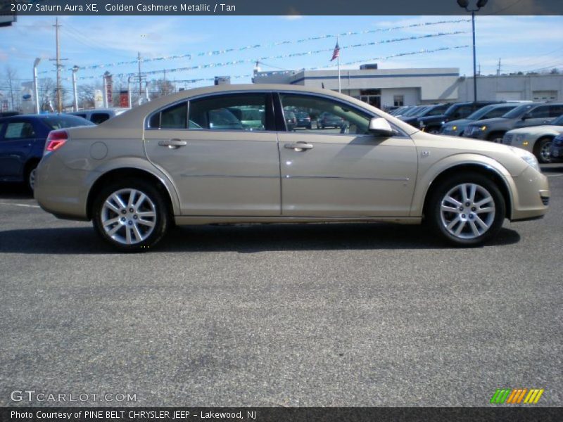 Golden Cashmere Metallic / Tan 2007 Saturn Aura XE
