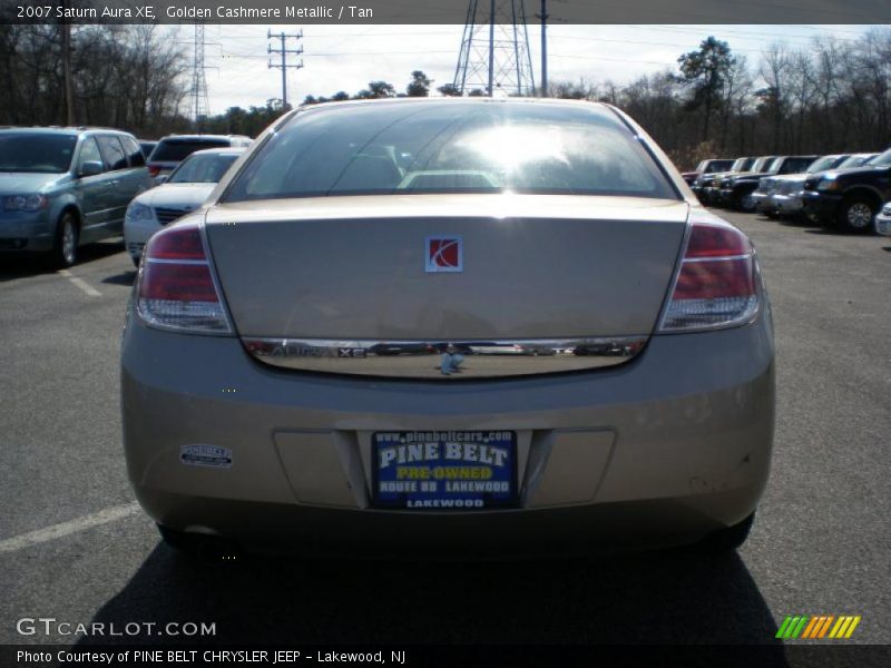 Golden Cashmere Metallic / Tan 2007 Saturn Aura XE