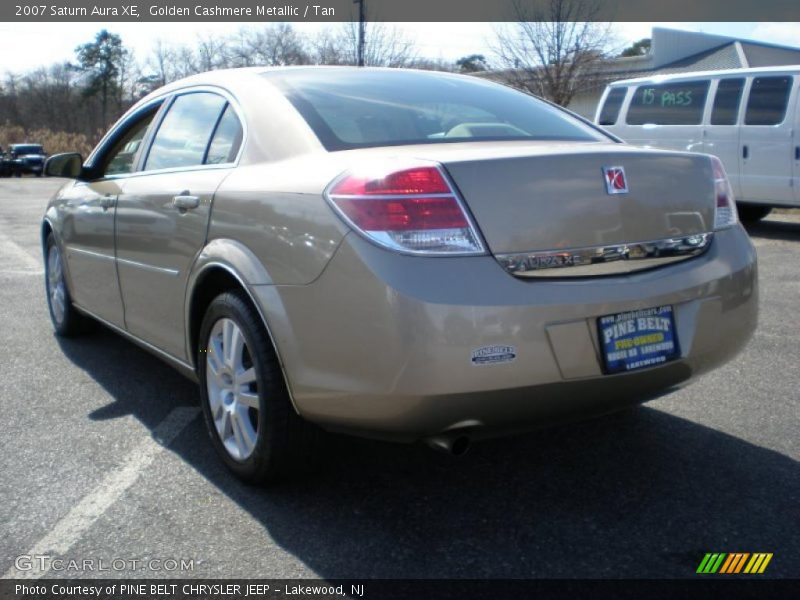 Golden Cashmere Metallic / Tan 2007 Saturn Aura XE