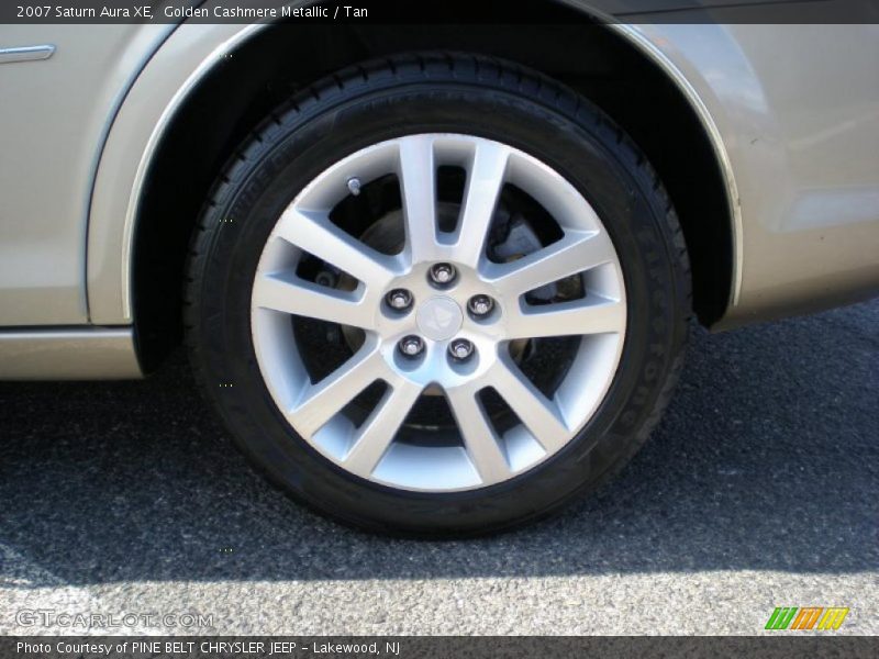 Golden Cashmere Metallic / Tan 2007 Saturn Aura XE