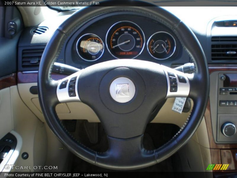 Golden Cashmere Metallic / Tan 2007 Saturn Aura XE