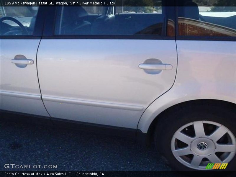 Satin Silver Metallic / Black 1999 Volkswagen Passat GLS Wagon