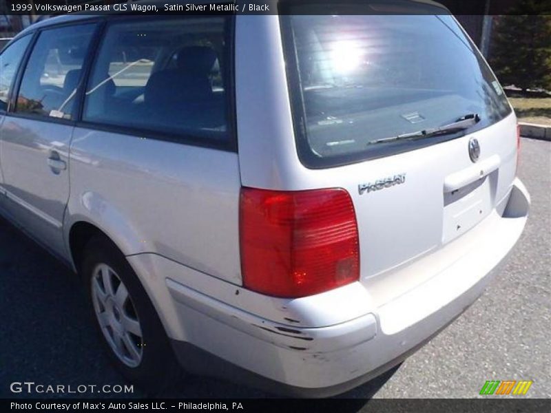Satin Silver Metallic / Black 1999 Volkswagen Passat GLS Wagon