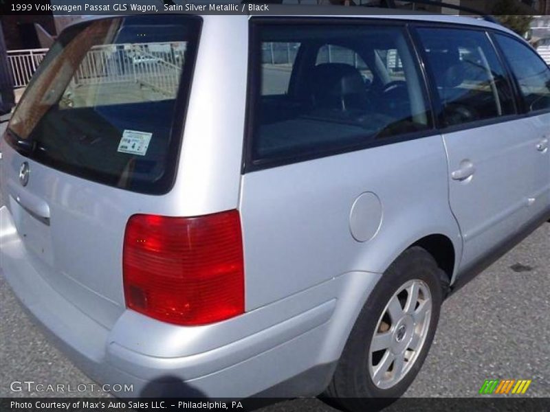 Satin Silver Metallic / Black 1999 Volkswagen Passat GLS Wagon
