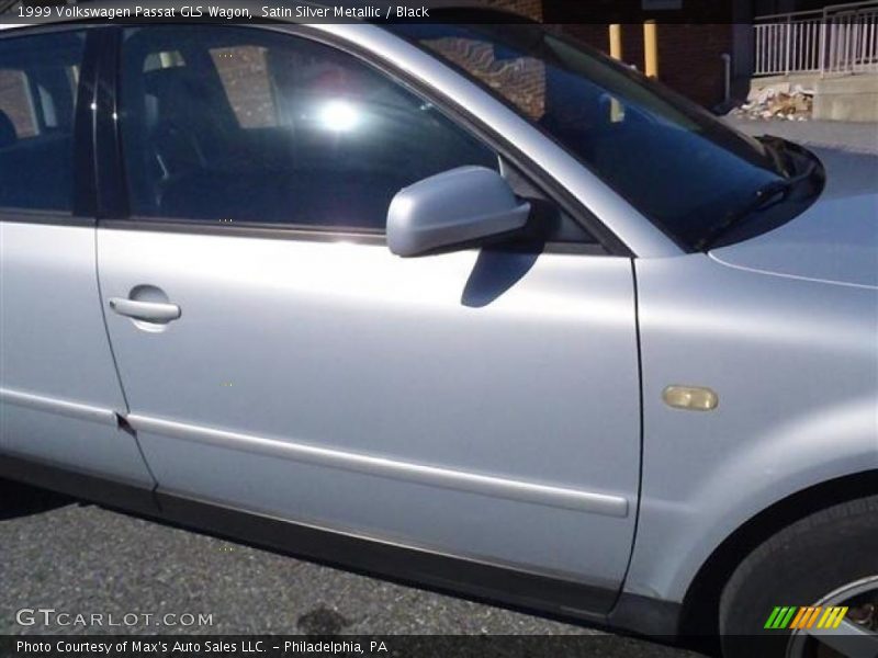 Satin Silver Metallic / Black 1999 Volkswagen Passat GLS Wagon