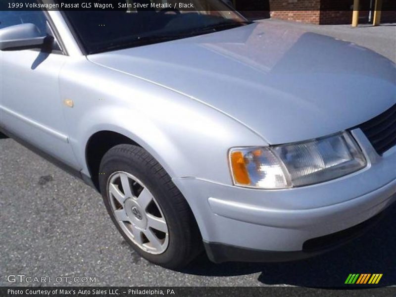 Satin Silver Metallic / Black 1999 Volkswagen Passat GLS Wagon