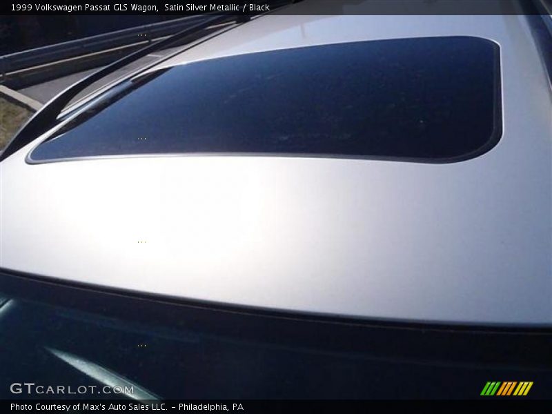 Satin Silver Metallic / Black 1999 Volkswagen Passat GLS Wagon