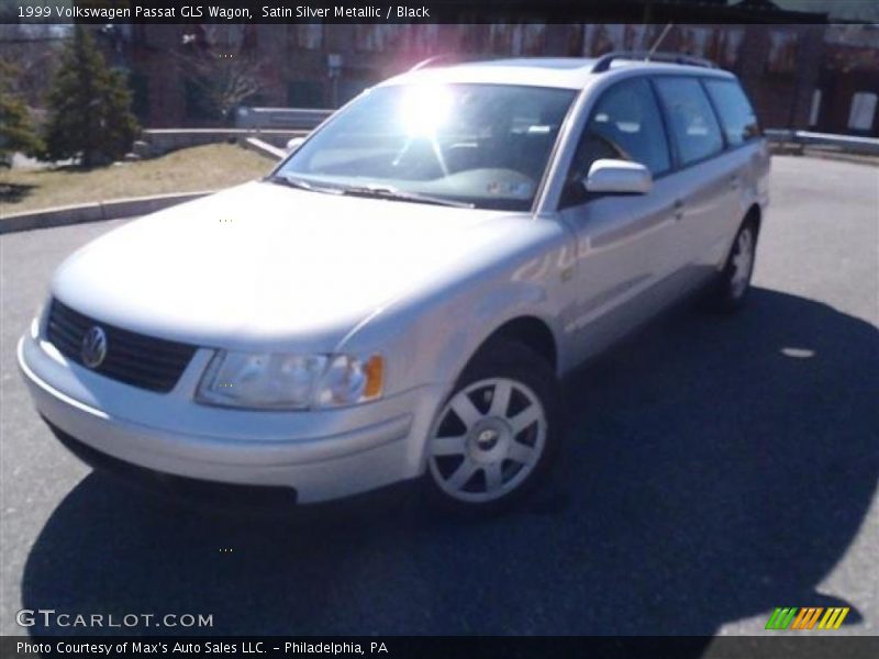 Satin Silver Metallic / Black 1999 Volkswagen Passat GLS Wagon