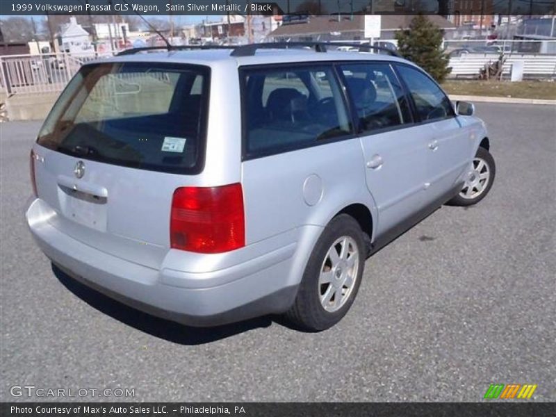 Satin Silver Metallic / Black 1999 Volkswagen Passat GLS Wagon