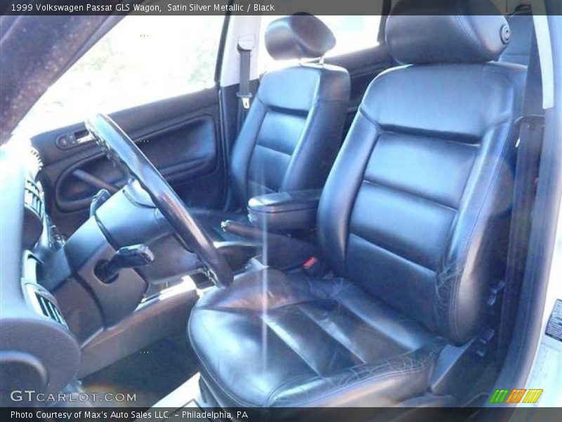 Satin Silver Metallic / Black 1999 Volkswagen Passat GLS Wagon