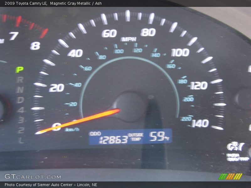 Magnetic Gray Metallic / Ash 2009 Toyota Camry LE