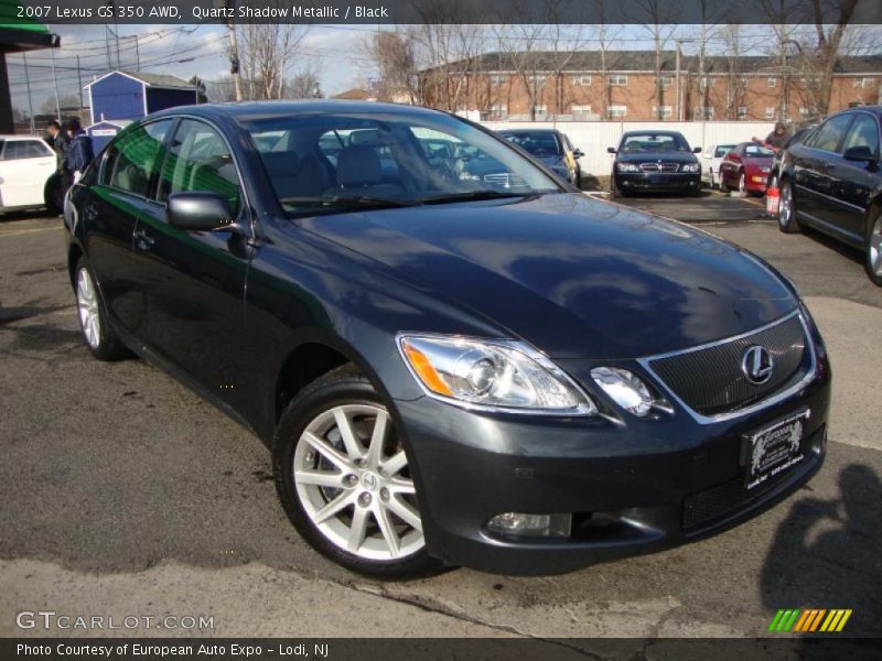 Quartz Shadow Metallic / Black 2007 Lexus GS 350 AWD