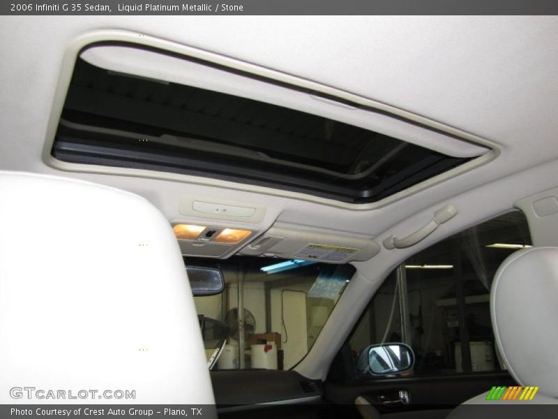 Liquid Platinum Metallic / Stone 2006 Infiniti G 35 Sedan