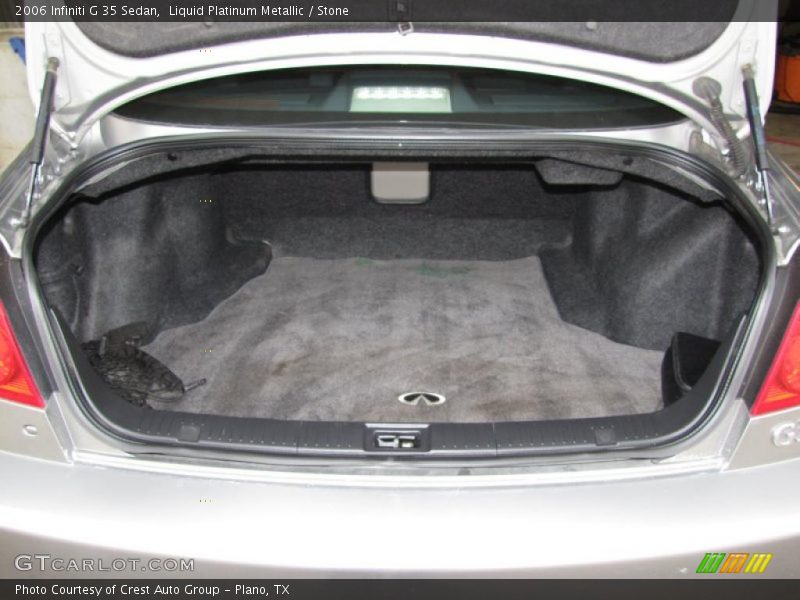 Liquid Platinum Metallic / Stone 2006 Infiniti G 35 Sedan