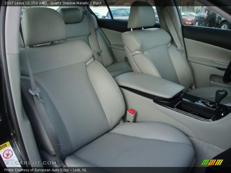 Quartz Shadow Metallic / Black 2007 Lexus GS 350 AWD