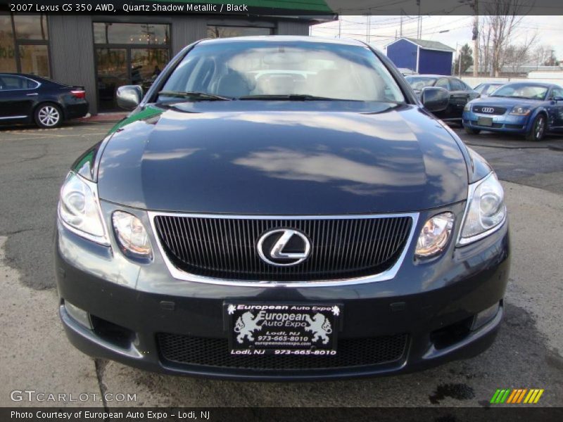 Quartz Shadow Metallic / Black 2007 Lexus GS 350 AWD